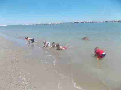 boys in sea at Rimini