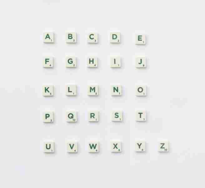 alphabet tiles