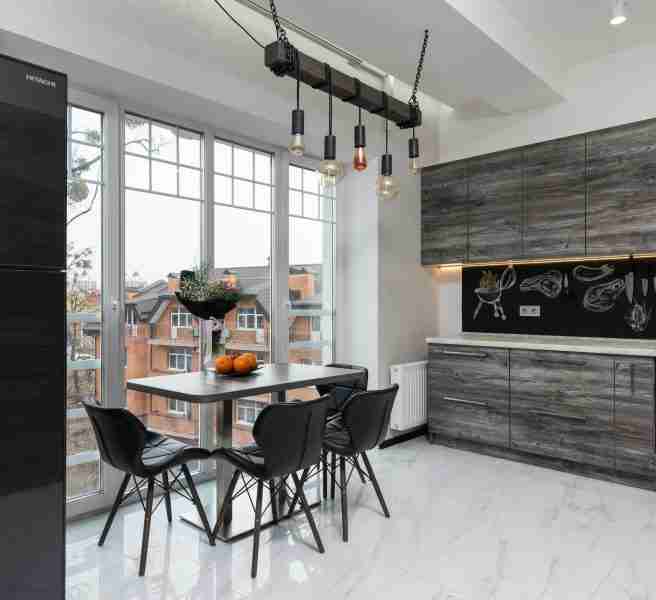 monochromatic kitchen