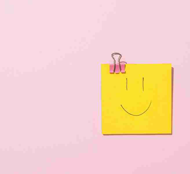 smiley face post it