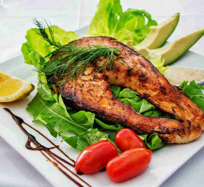 nutritional value foods salmon and avocado