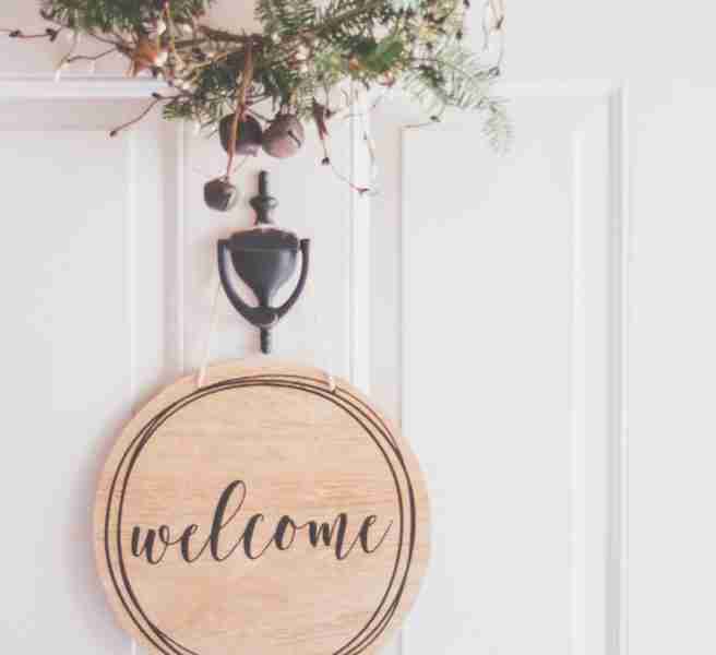 welcome sign home