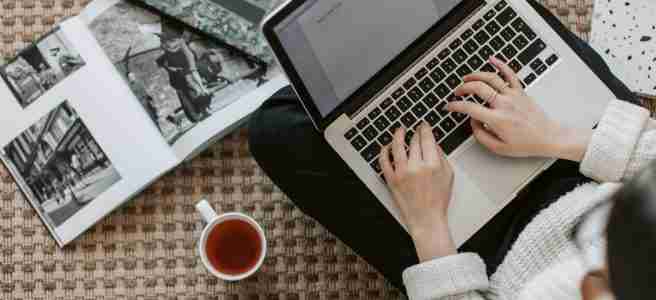 woman on laptop