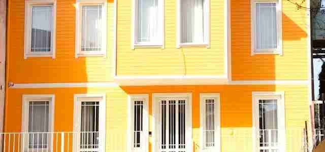 yellow house