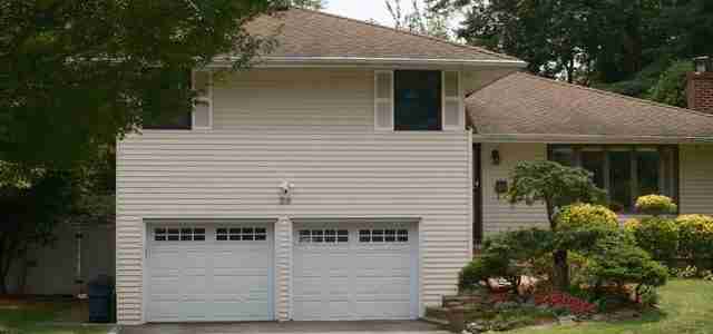 house and double garage door